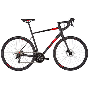 Bicicleta de carrera CUBE ATTAIN SL DISC Shimano 105 5800 34/50 Negro/Rojo 2018 0